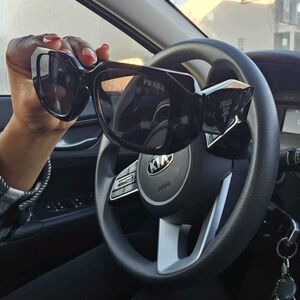 Prada Oversized Black Sunglasses